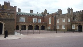 St James's Palace - the true official residence of the Monarch.