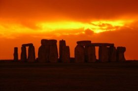 Sunset at Stonehenge